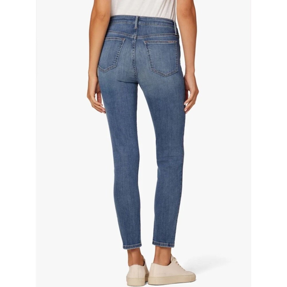 Joe’s Jeans High Rise Skinny Ankle Jeans Medium Wash Size 27 Stretch Denim - Picture 8 of 12